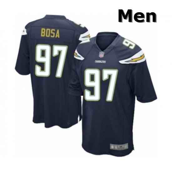 Men Los Angeles Chargers 97 Joey Bosa Game Navy Blue Team Color Football Jersey